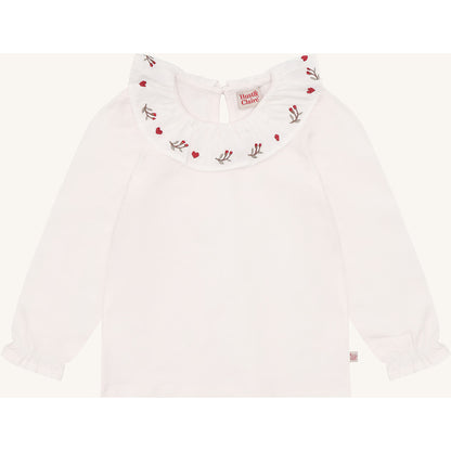 Hust & Claire HCAlma collar xmas T-shirt L/S 3260 Sugar