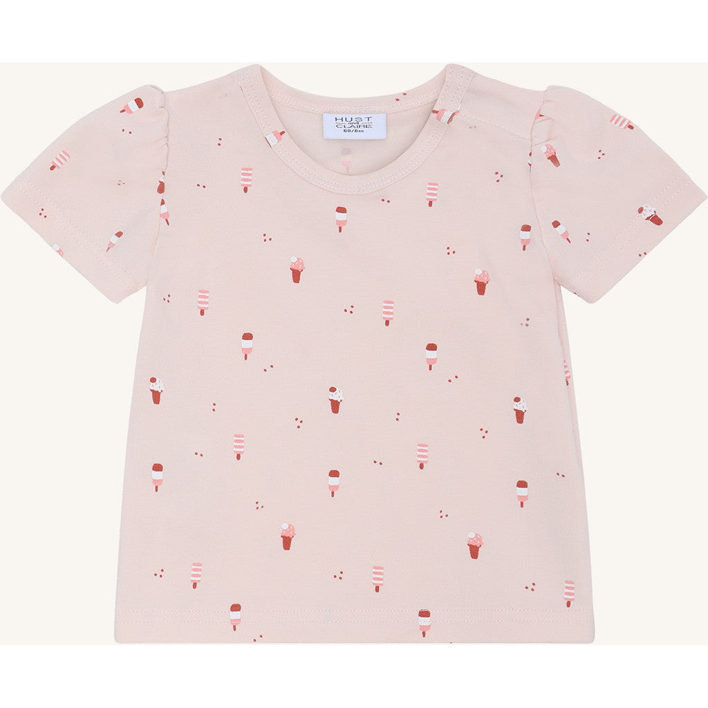 Hust & Claire HCAlma icecream T-shirt S/S 3763 Quartz