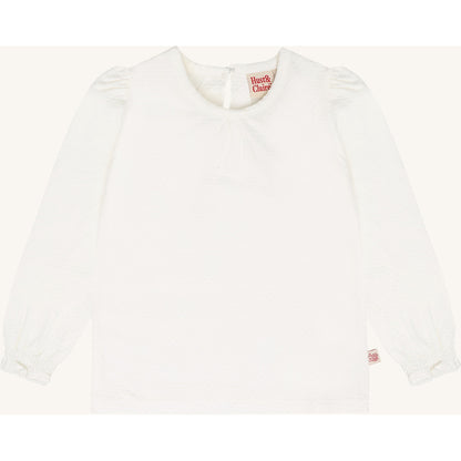 Hust & Claire HCAlma solid T-shirt L/S 3270 Ivory