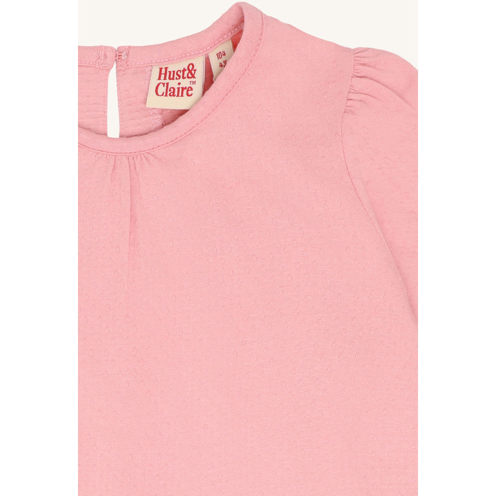 Hust & Claire HCAlma solid T-shirt L/S 3334 Pink Icing