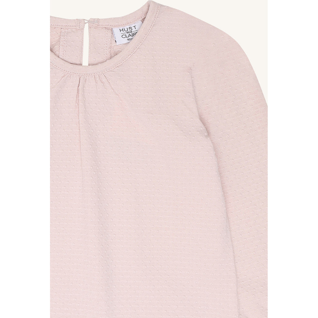 Hust & Claire HCAlma solid T-shirt L/S 3336 Hushed Pink