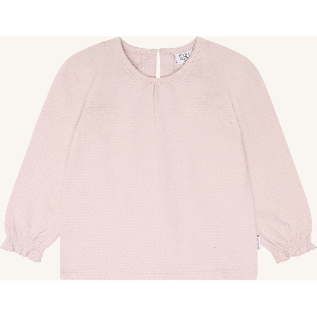 Hust & Claire HCAlma solid T-shirt L/S 3336 Hushed Pink