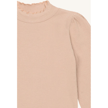 Hust & Claire HCAmma Solid T-shirt L/S 3549 Rugby Tan