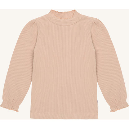 Hust & Claire HCAmma Solid T-shirt L/S 3549 Rugby Tan