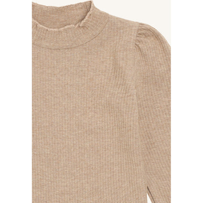 Hust & Claire HCAmma Solid T-shirt L/S 3554 Biscuit