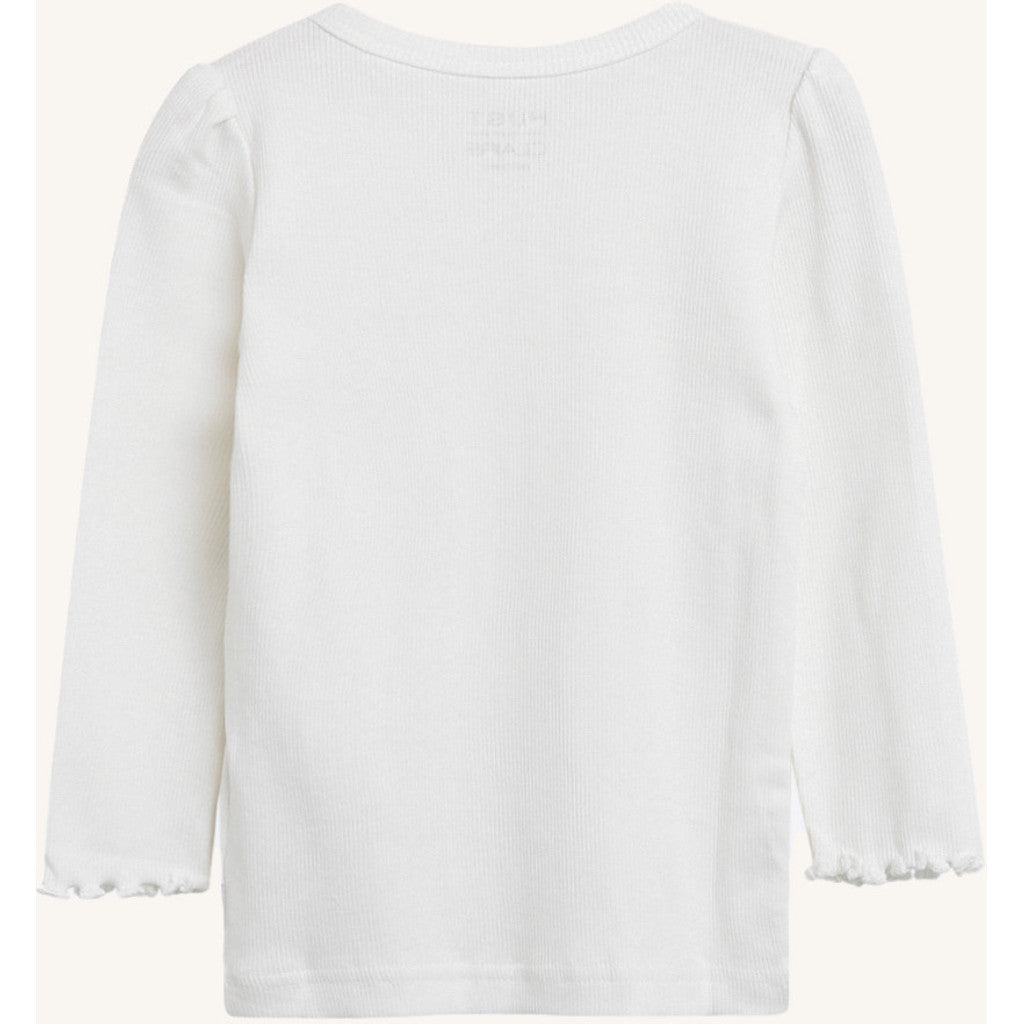 Hust & Claire HCAndia Rib T-shirt L/S 3270 Ivory