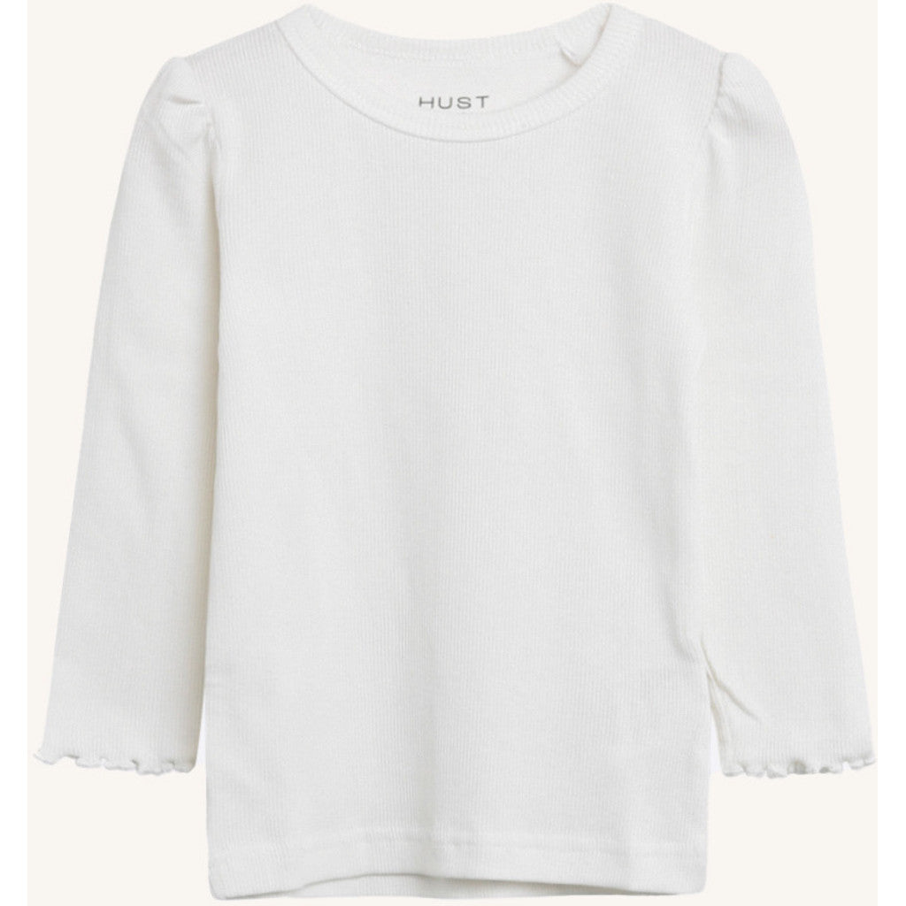 Hust & Claire HCAndia Rib T-shirt L/S 3270 Ivory