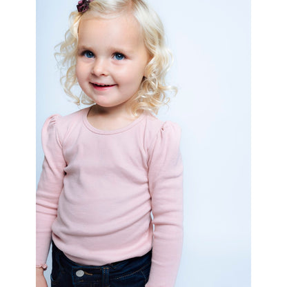 Hust & Claire HCAndia Rib T-shirt L/S 3366 Dusty Rose