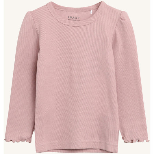 Hust & Claire HCAndia Rib T-shirt L/S 3366 Dusty Rose