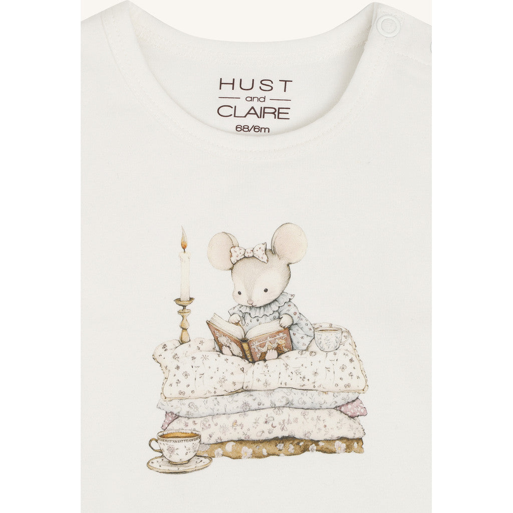 Hust & Claire HCAnna Mouse T-shirt L/S 3270 Ivory