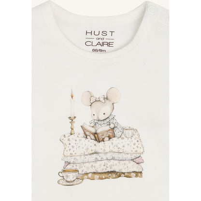 Hust & Claire HCAnna Mouse T-shirt L/S 3270 Ivory
