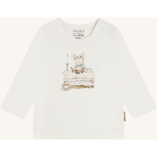 Hust & Claire HCAnna Mouse T-shirt L/S 3270 Ivory