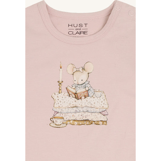 Hust & Claire HCAnna Mouse T-shirt L/S 3336 Hushed Pink
