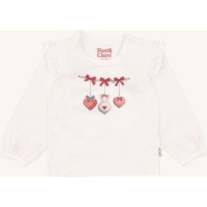 Hust & Claire HCAnna xmas T-shirt L/S 3260 Sugar
