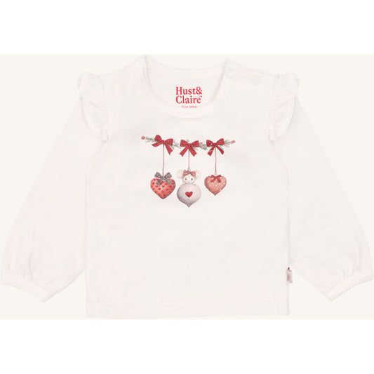 Hust & Claire HCAnna xmas T-shirt L/S 3260 Sugar