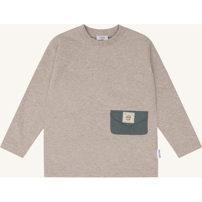 Hust & Claire HCAnton Backpack T-shirt L/S 3552 Beige Melange