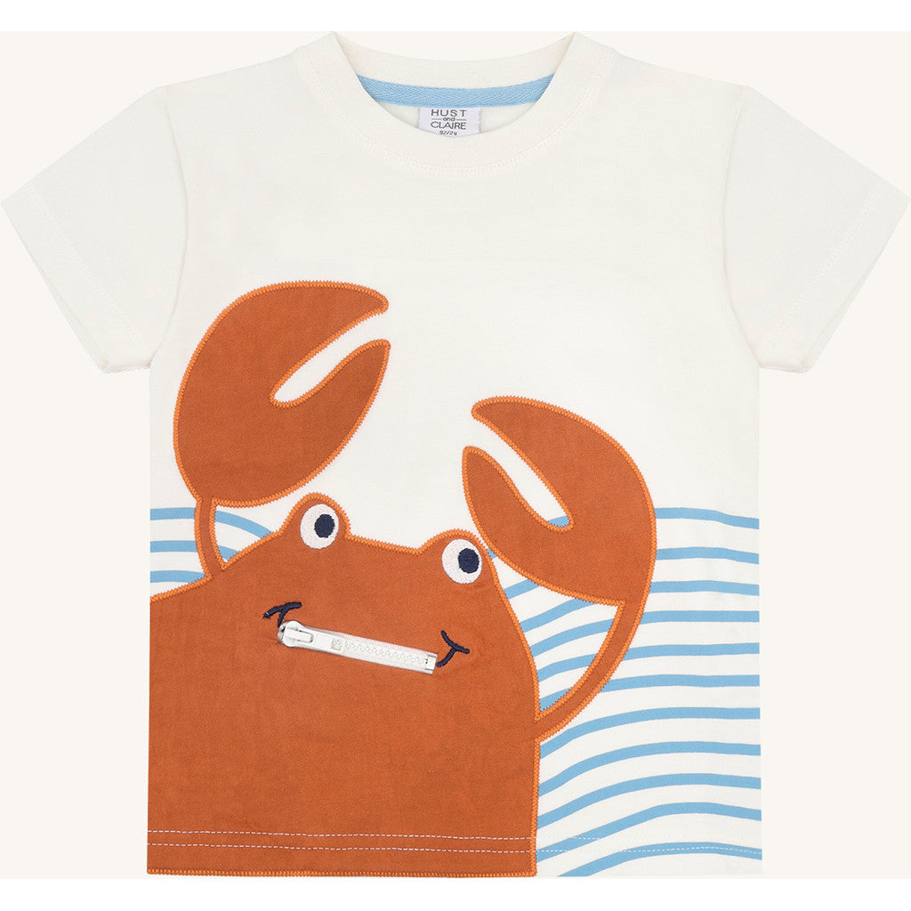 Hust & Claire HCAnton Crab T-shirt S/S 3270 Ivory