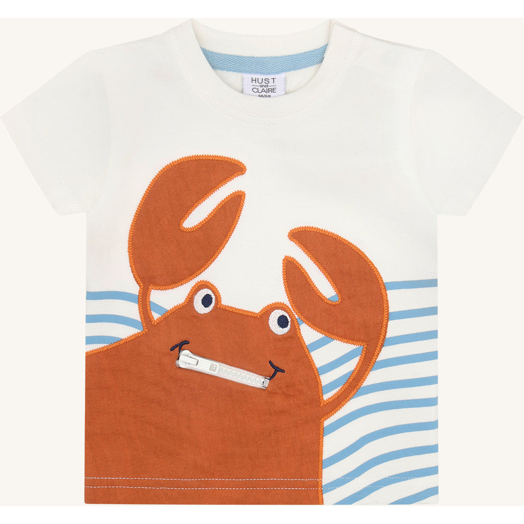 Hust & Claire HCAnton Crab T-shirt S/S 3270 Ivory