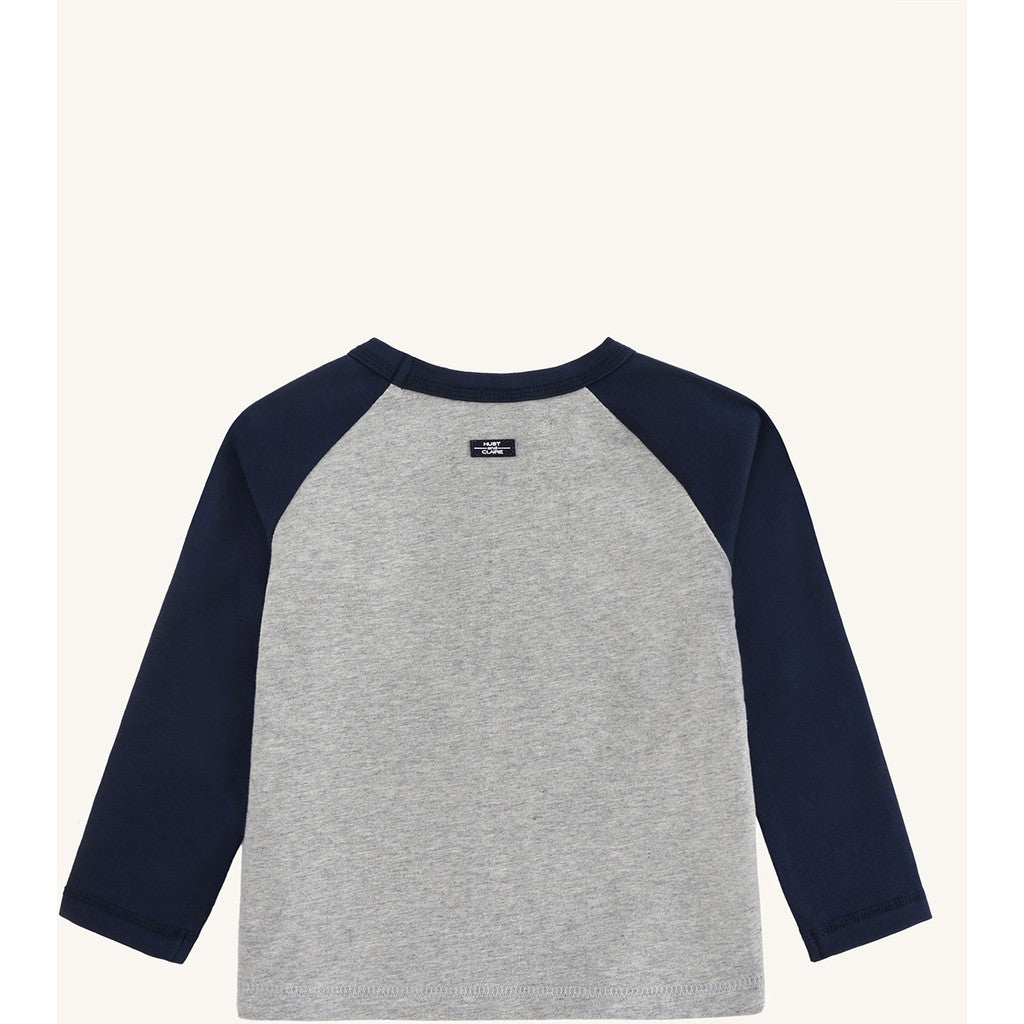 Hust & Claire HCAnton  Dear T-shirt L/S 1218 Soft Grey Melange