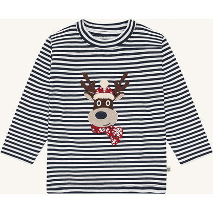 Hust & Claire HCAnton Deer T-shirt L/S 4150 More Navy