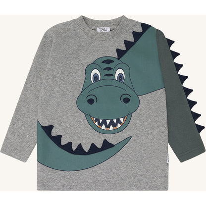 Hust & Claire HCAnton Dino T-shirt L/S 1206 Grey Melange
