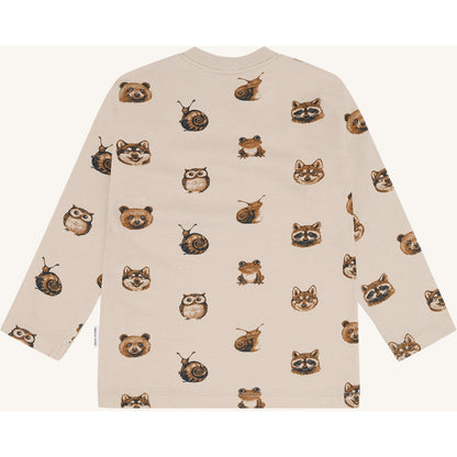 Hust & Claire HCAnton Forest Heads T-shirt L/S 4501 French Oak