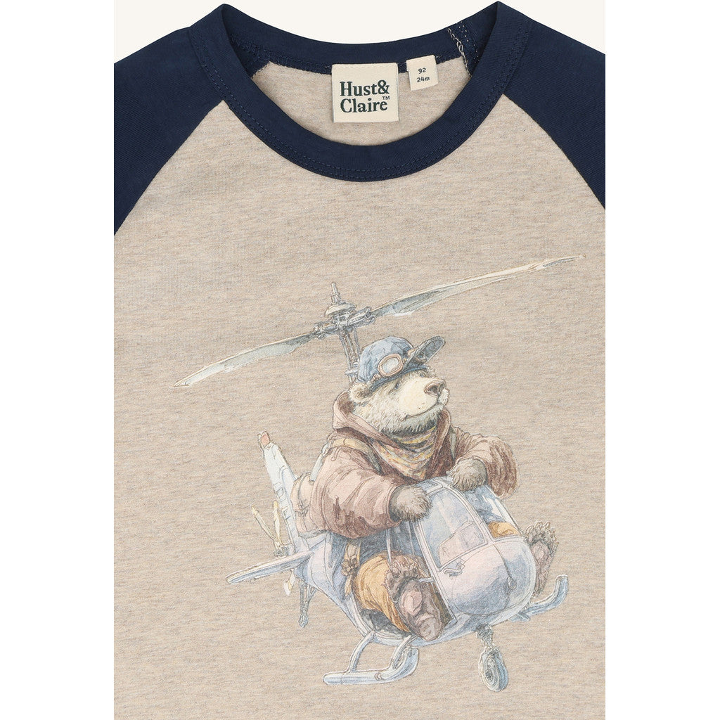 Hust & Claire HCAnton Helicopter T-shirt L/S 3146 Blues