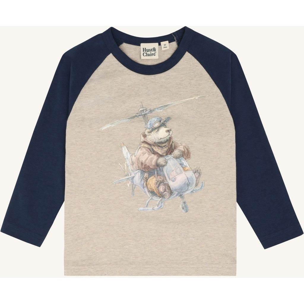 Hust & Claire HCAnton Helicopter T-shirt L/S 3146 Blues