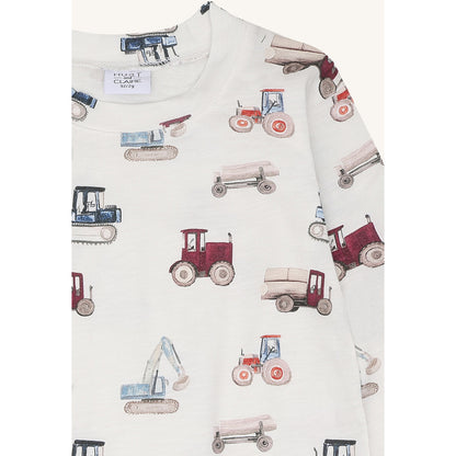Hust & Claire HCAnton Logging T-shirt L/S 3270 Ivory