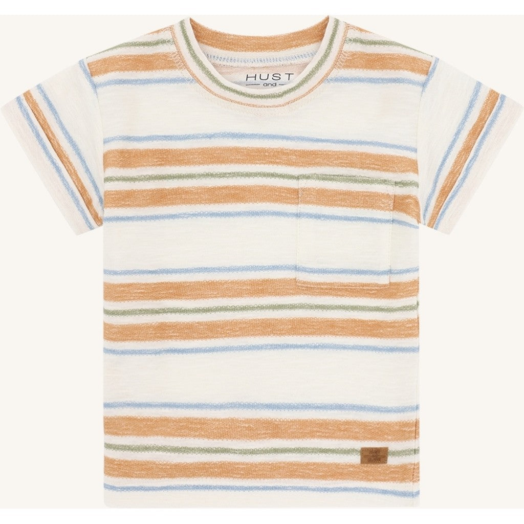 Hust & Claire HCAnton Loop  Stripe T-shirt S/S 3270 Ivory