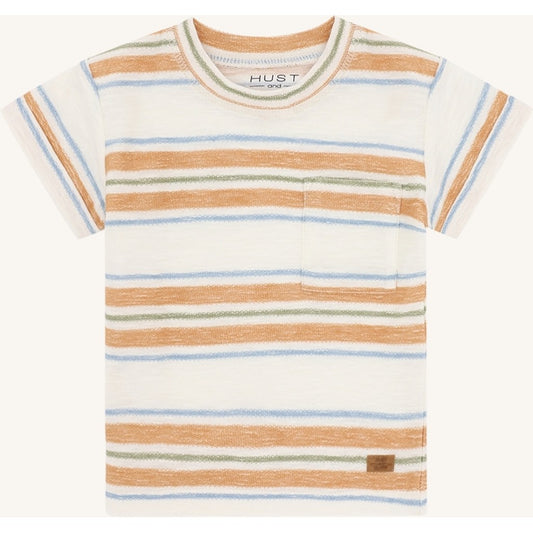 Hust & Claire HCAnton Loop  Stripe T-shirt S/S 3270 Ivory