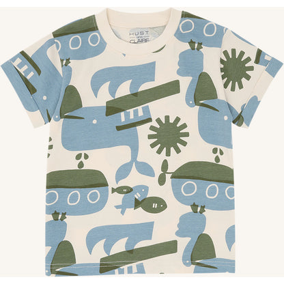 Hust & Claire HCAnton Oceanlife T-shirt S/S 3517 Sandshell