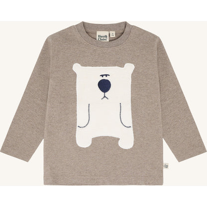 Hust & Claire HCAnton Snowman T-shirt L/S 3233 Kangaroo Melange