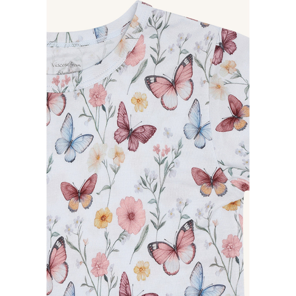Hust & Claire HCAustin Butterfly T-shirt S/S 4000 Water