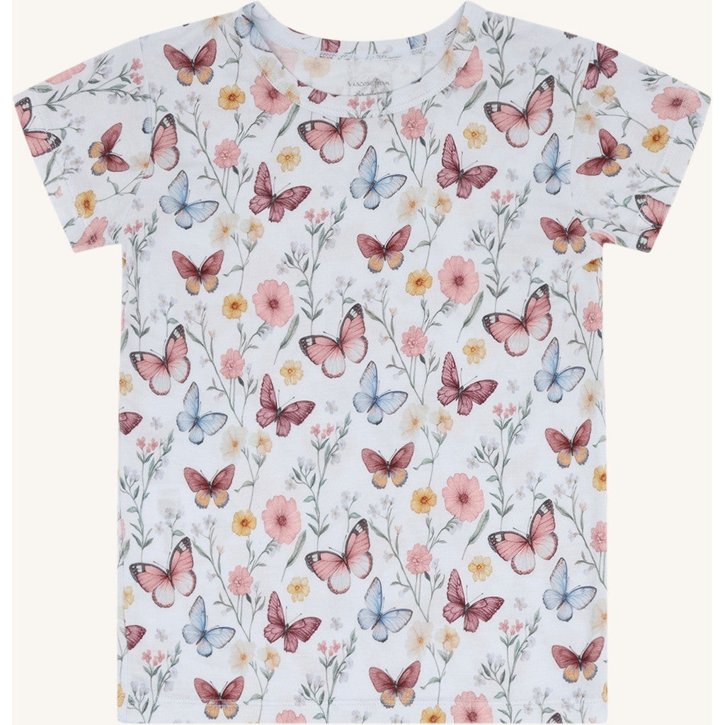 Hust & Claire HCAustin Butterfly T-shirt S/S 4000 Water