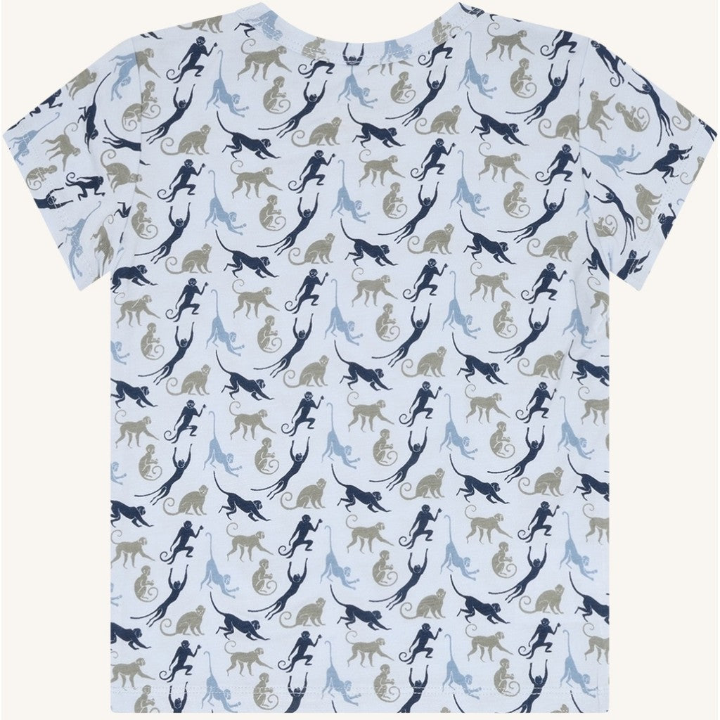 Hust & Claire HCAustin Monkey Sun T-shirt S/S 4000 Water