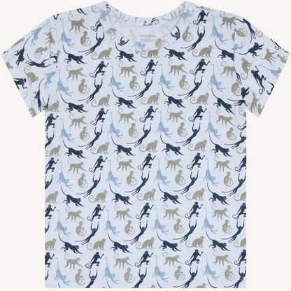 Hust & Claire HCAustin Monkey Sun T-shirt S/S 4000 Water