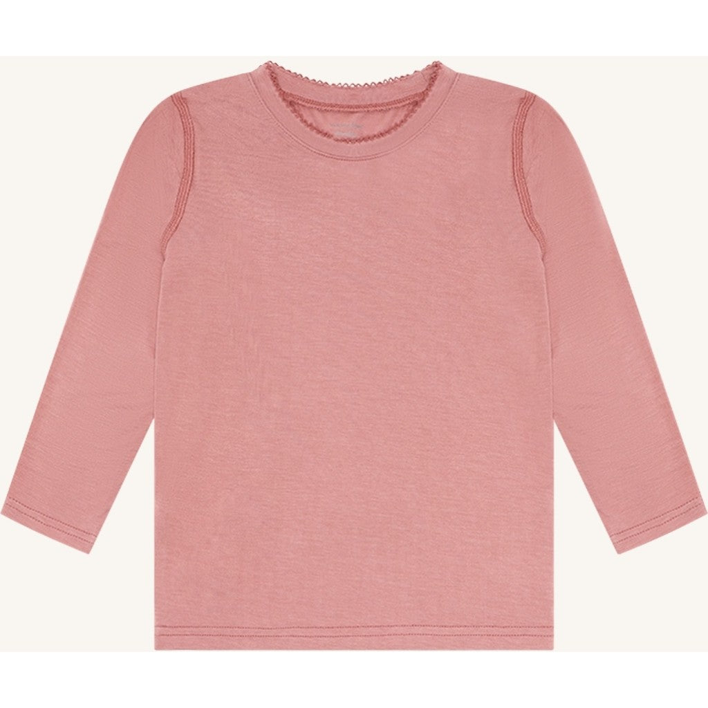 Hust & Claire HCAustin Solid T-shirt L/S 3653 Old Rosie