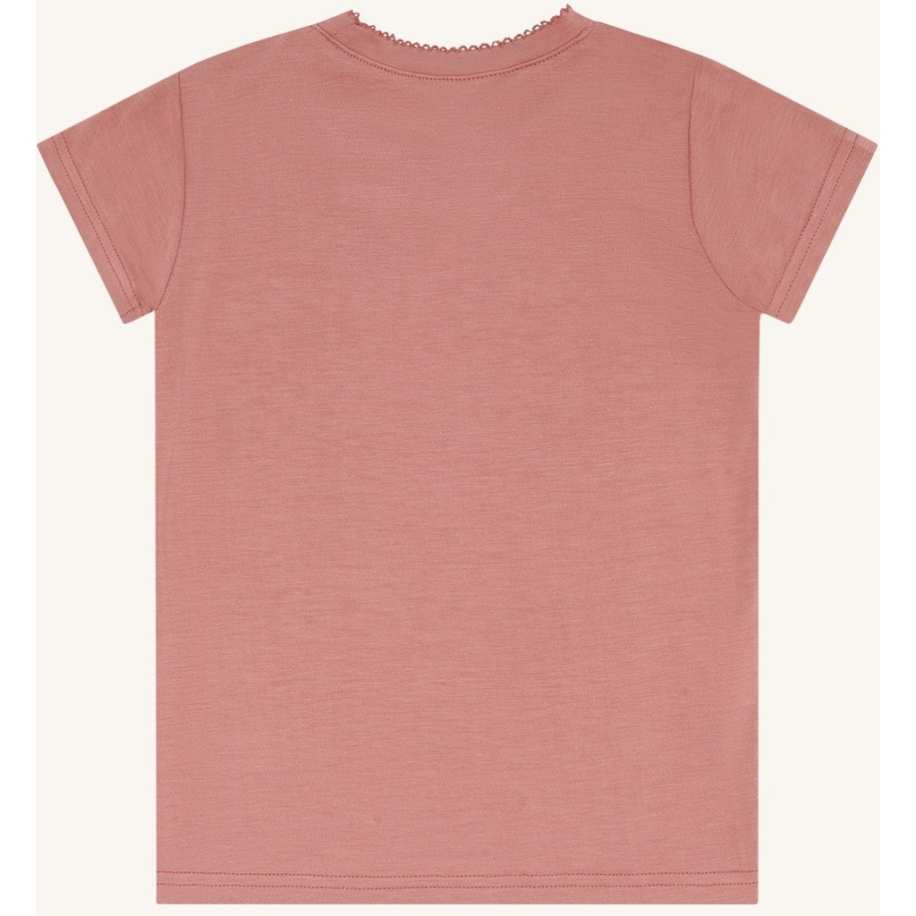 Hust & Claire HCAustin Solid T-shirt S/S 3653 Old Rosie