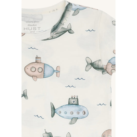Hust & Claire HCAustin Submarine T-shirt L/S 3270 Ivory