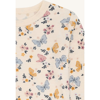 Hust & Claire HCAwo Butterfly T-shirt L/S 3290 Off White