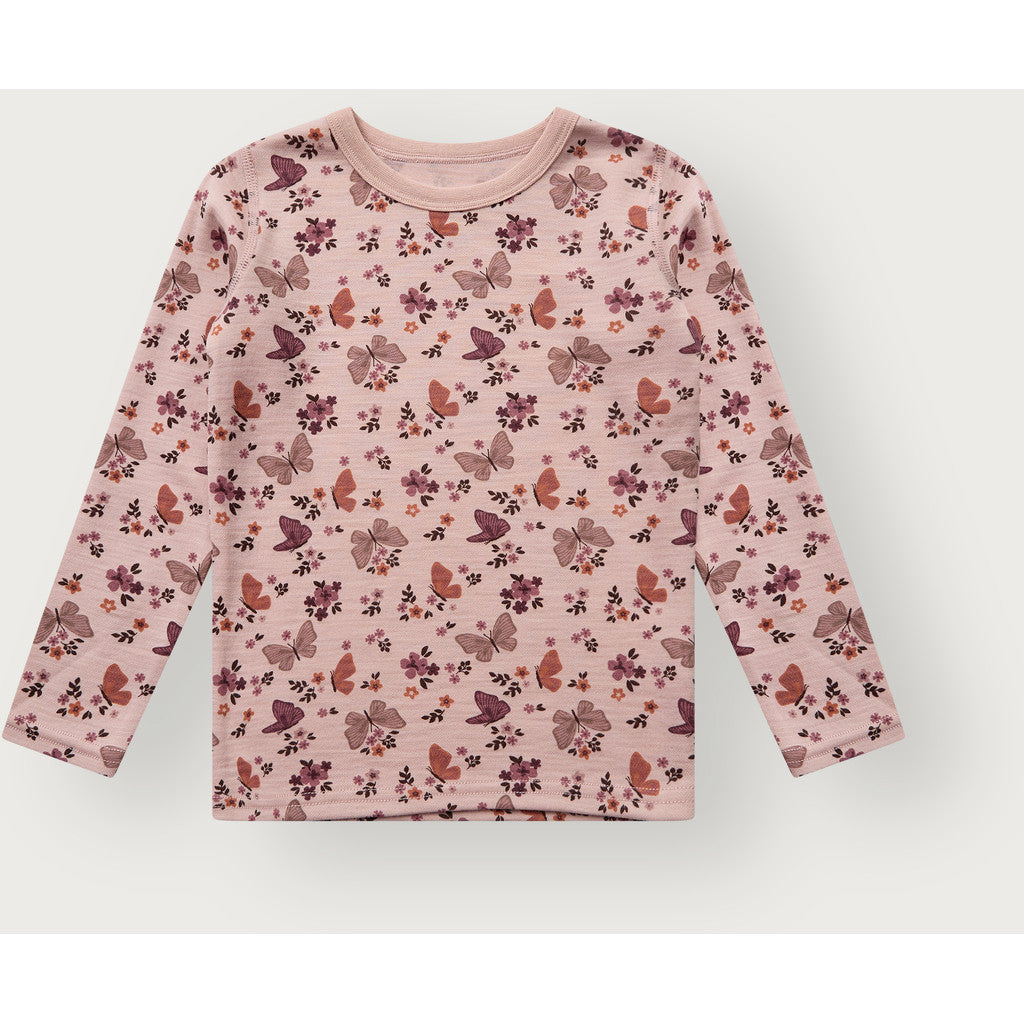 Hust & Claire HCAwo Butterfly T-shirt L/S 3366 Dusty Rose