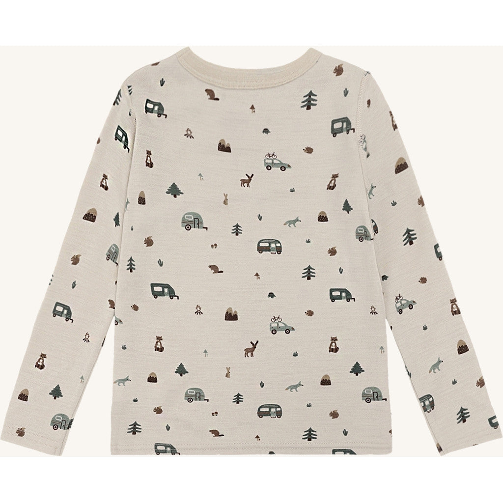 Hust & Claire HCAwo Camp T-shirt L/S 4501 French Oak