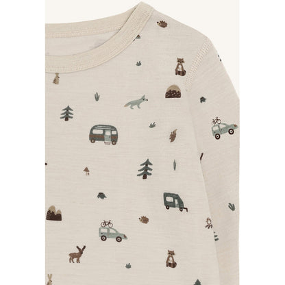 Hust & Claire HCAwo Camp T-shirt L/S 4501 French Oak