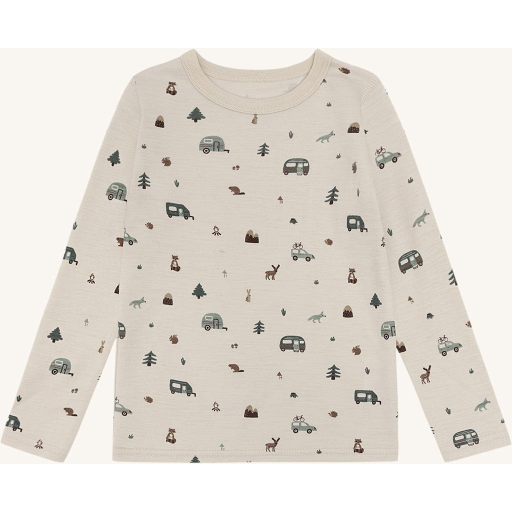 Hust & Claire HCAwo Camp T-shirt L/S 4501 French Oak