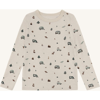 Hust & Claire HCAwo Camp T-shirt L/S 4501 French Oak