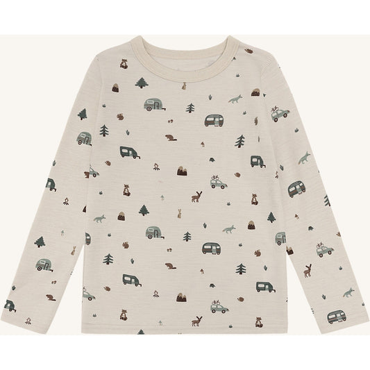 Hust & Claire HCAwo Camp T-shirt L/S 4501 French Oak