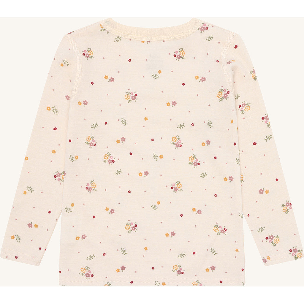 Hust & Claire HCAwo Flora T-shirt L/S 3290 Off White