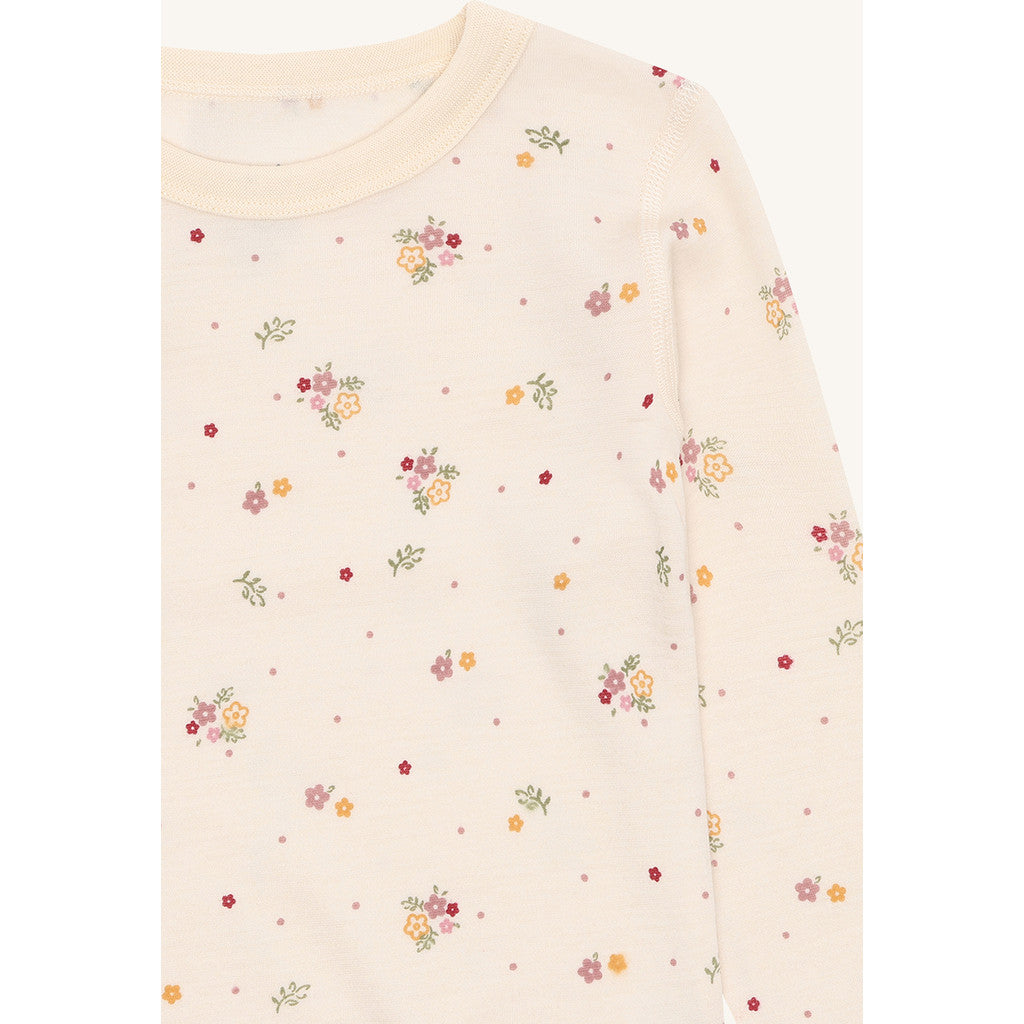 Hust & Claire HCAwo Flora T-shirt L/S 3290 Off White