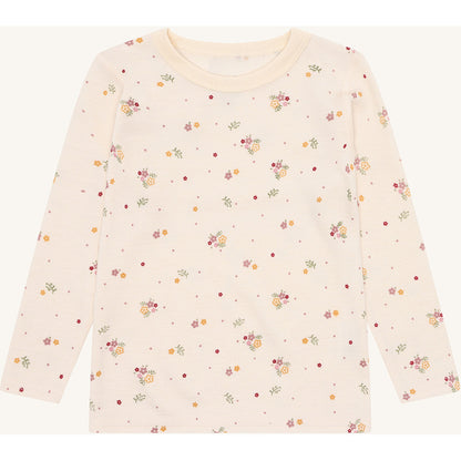 Hust & Claire HCAwo Flora T-shirt L/S 3290 Off White